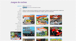 Desktop Screenshot of juegosminicoches.com