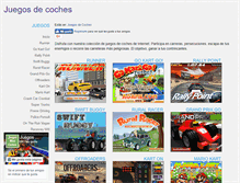 Tablet Screenshot of juegosminicoches.com